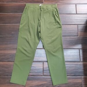 Fabletics Pants Mens Size 31x30 The Only Pant Green PT2253840 Chinos